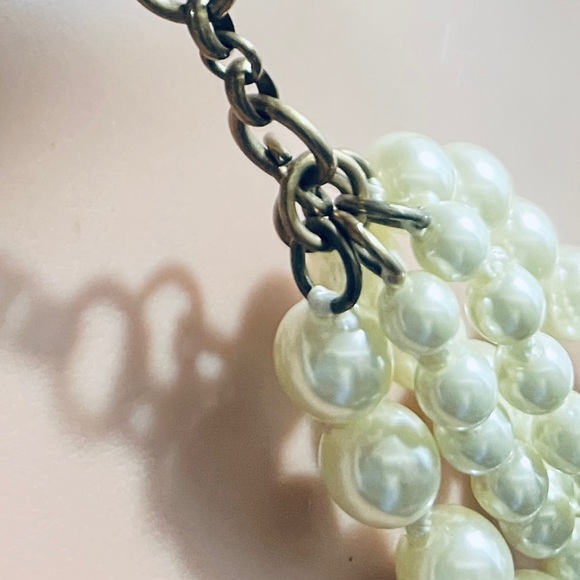 J.CREW PEARL TWISTED HAMMOCK NECKLACE - Picture 8 of 14